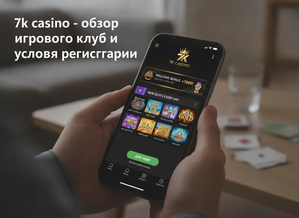 7k casino - обзор игрового клуба и условия регистрации