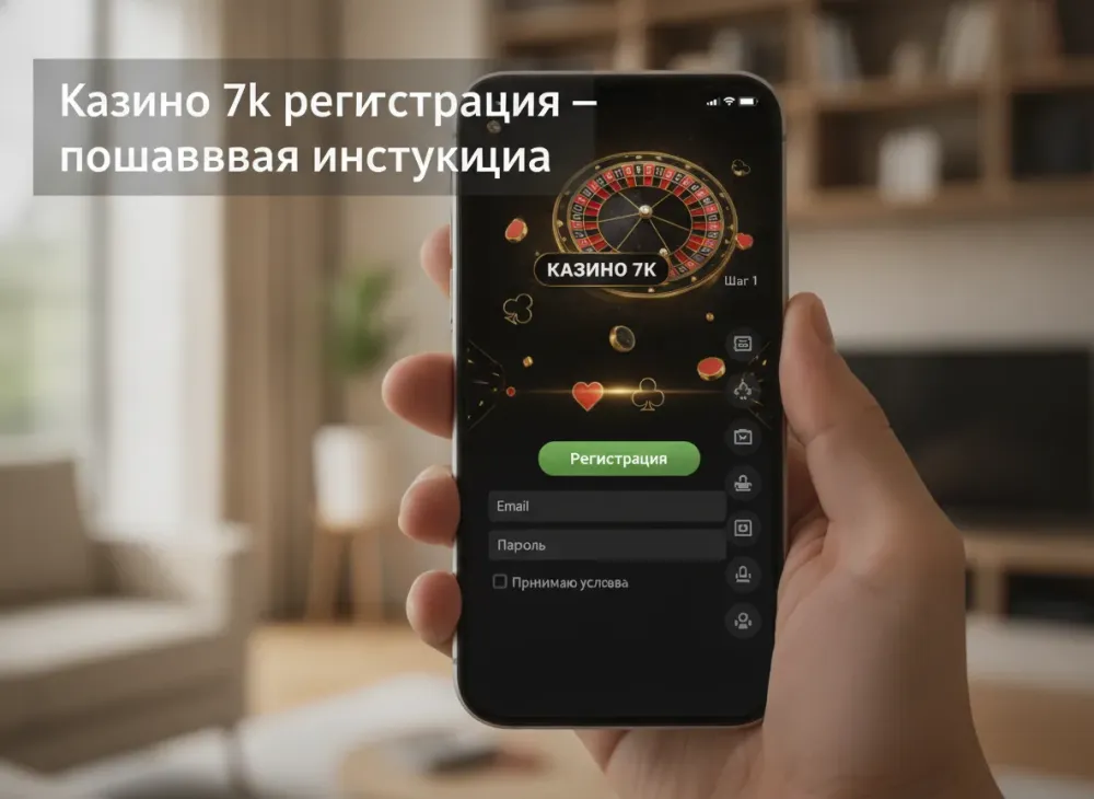 Казино 7к регистрация – пошаговая инструкция